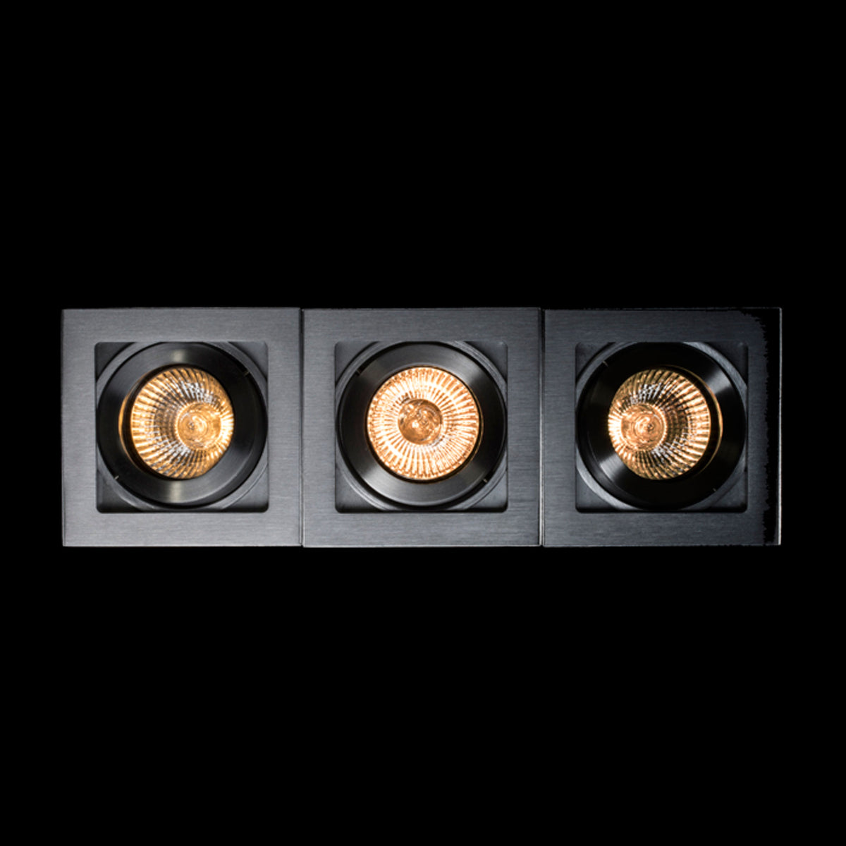 Stropní svítidlo BERIT III, hliník, patice GU10, 3× 50 W – fotografie 5