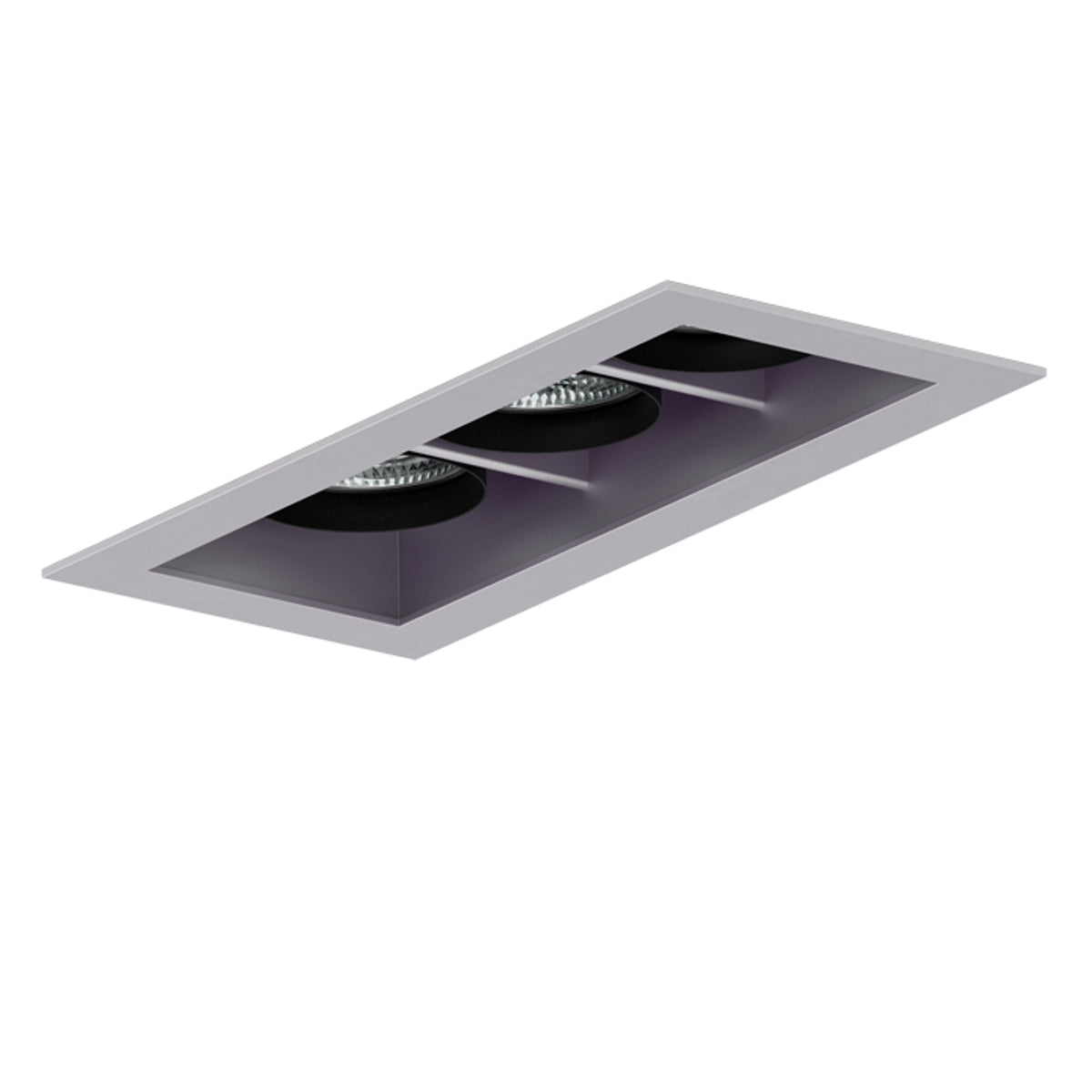 Výklopné zápustné svítidlo MONE III, stříbrnošedé, patice GU53, 3× 50 W, 12 V – fotografie 5