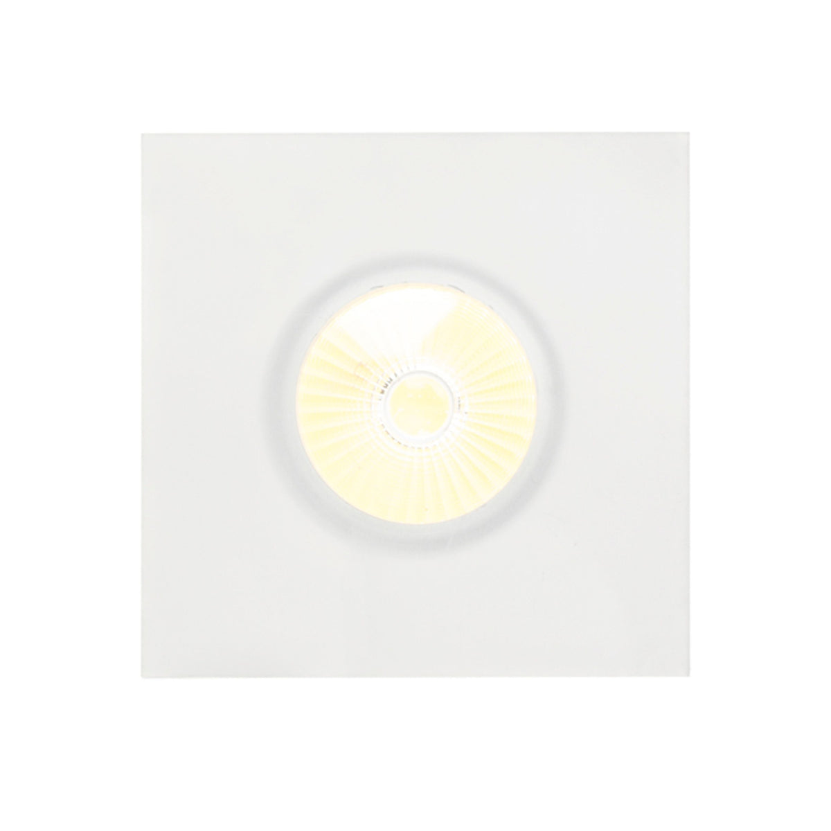 Zápustné LED svítidlo KAY SQ, satinované sklo, 5 W, teplá bílá 3000 K – fotografie 4