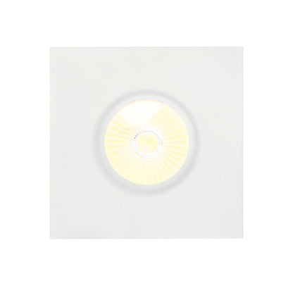 Zápustné LED svítidlo KAY SQ, satinované sklo, 5 W, teplá bílá 3000 K – fotografie 4