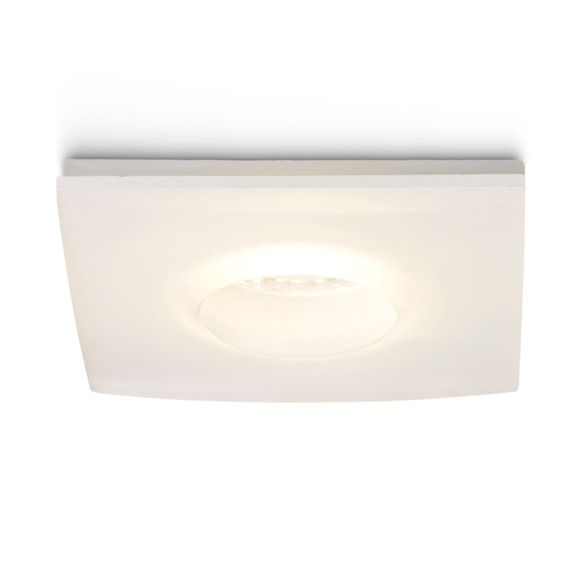 Zápustné LED svítidlo KAY SQ, satinované sklo, 5 W, teplá bílá 3000 K – fotografie 5