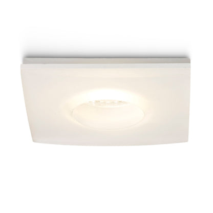 Zápustné LED svítidlo KAY SQ, satinované sklo, 5 W, teplá bílá 3000 K – fotografie 5