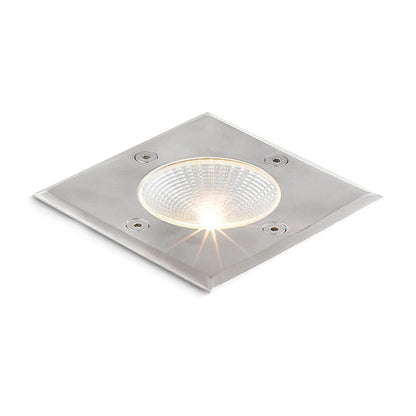 Venkovní zápustné LED svítidlo RIZZ SQ 105, nerezová ocel, 3 W, teplá bílá 3000 K, IP65 – fotografie 6