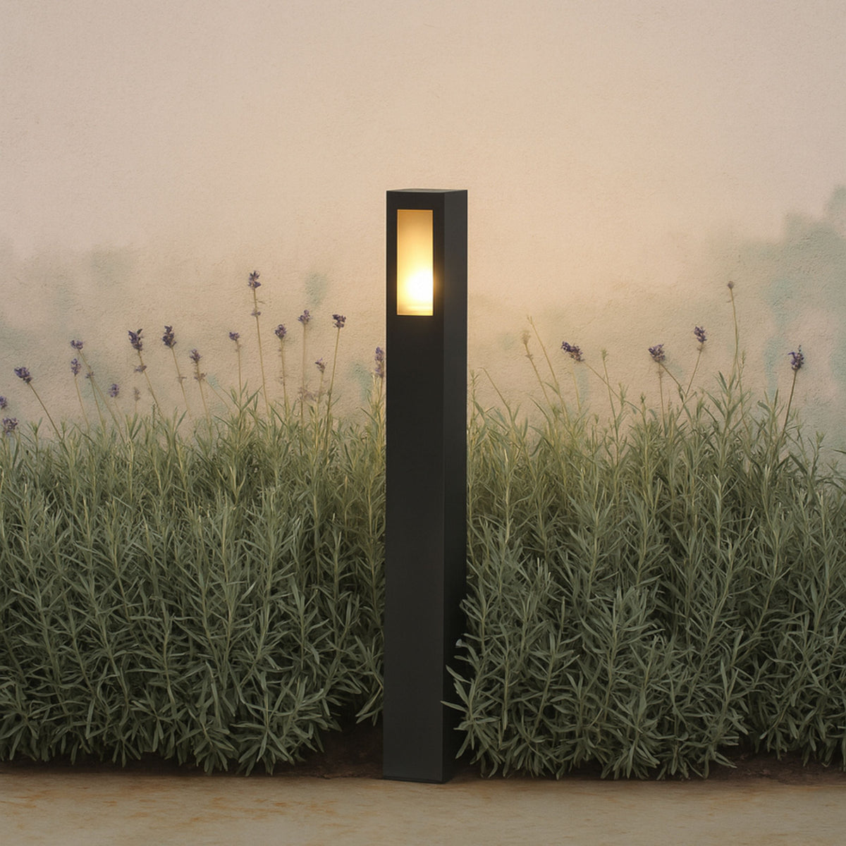 Stojací lampa TREEZA 65, antracitová, patice E27, 15 W, IP54 – fotografie 3