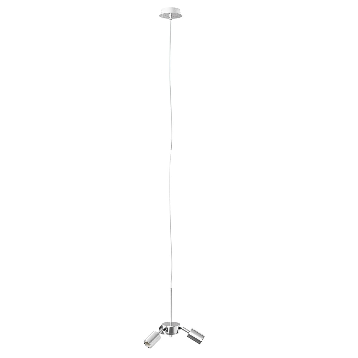 Závěsná sada TRIX, chrom, patice E27, 3× 15 W – fotografie 5