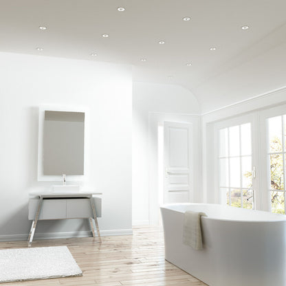 Koupelnové zápustné LED svítidlo RINO bez krytu, 10 W, teplá bílá 3000 K, IP65 – fotografie 6