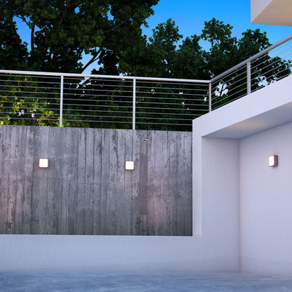 Venkovní přisazené nástěnné LED svítidlo BONO, antracitové, 4 W, teplá bílá 3000 K, IP65 – fotografie 8