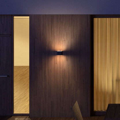 Venkovní nástěnné LED svítidlo CHOIX 114, antracitové, 2× 3 W, teplá bílá 3000 K, IP54 – fotografie 7