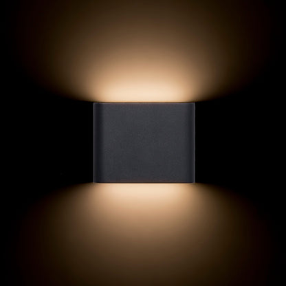Venkovní nástěnné LED svítidlo CHOIX 114, antracitové, 2× 3 W, teplá bílá 3000 K, IP54 – fotografie 4