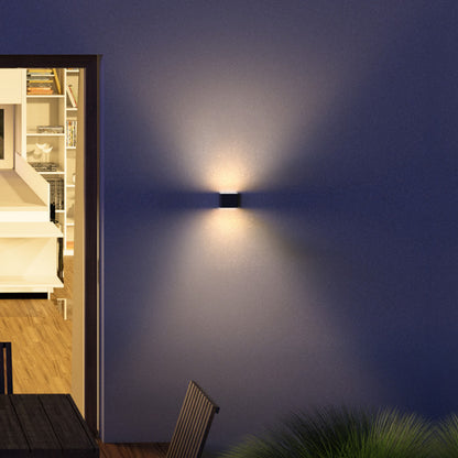 Venkovní nástěnné LED svítidlo CHOIX 114, antracitové, 2× 3 W, teplá bílá 3000 K, IP54 – fotografie 8