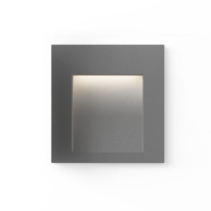 Venkovní zápustné LED svítidlo TESS SQ, stříbrnošedé, 3 W, teplá bílá 3000 K, IP54 – fotografie 7