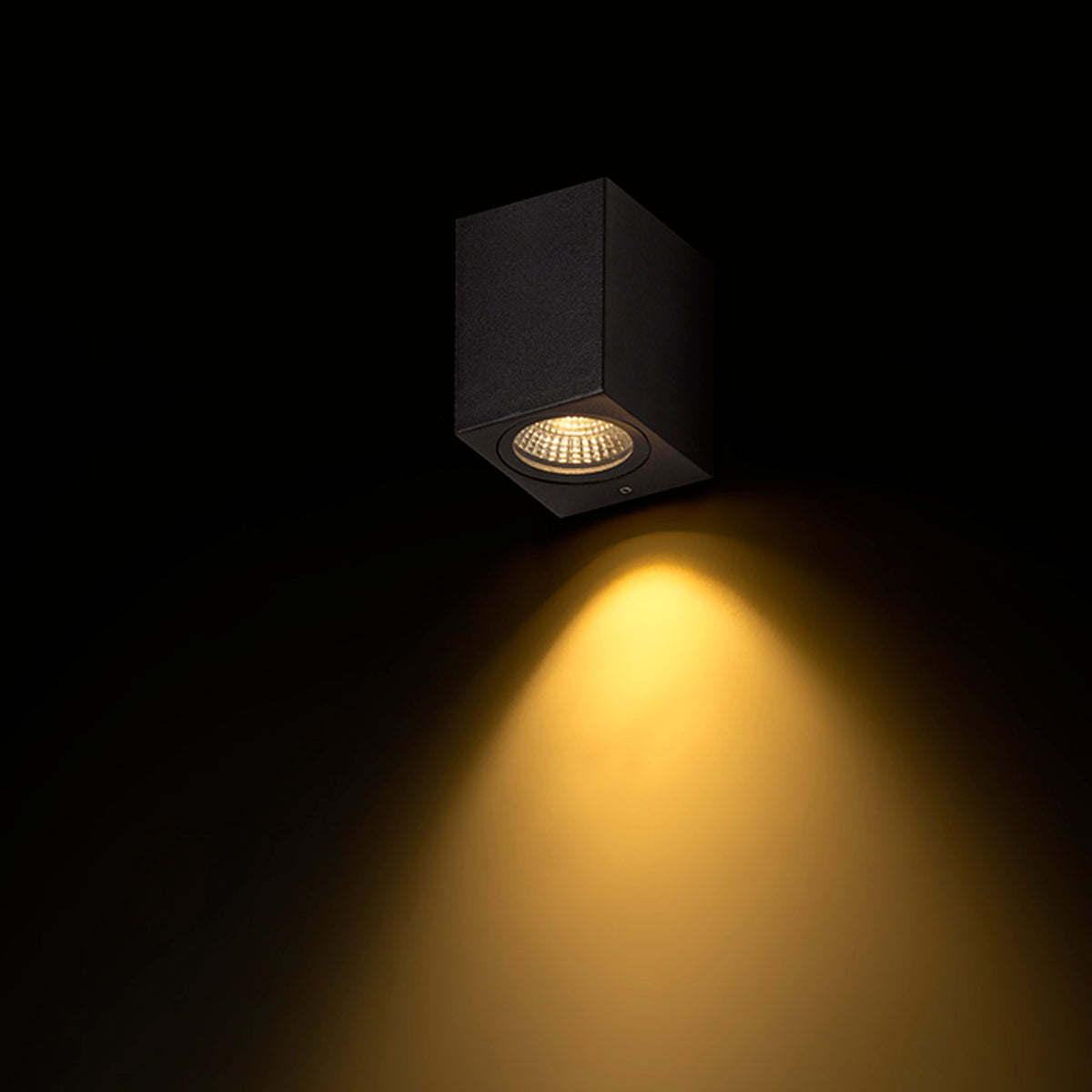 Venkovní nástěnné LED svítidlo KUBI I, antracitové, 3 W, teplá bílá 3000 K, IP54 – fotografie 3