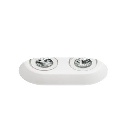 Náklopné zápustné svítidlo DINGO GU10 II, sádrová, patice GU10, 2× 35 W – fotografie 8