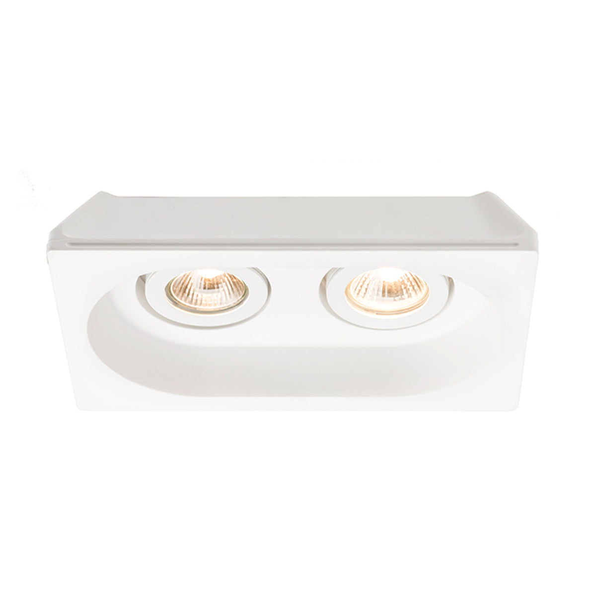 Náklopné zápustné svítidlo DINGO GU10 II, sádrová, patice GU10, 2× 35 W – fotografie 9