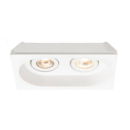 Náklopné zápustné svítidlo DINGO GU10 II, sádrová, patice GU10, 2× 35 W – fotografie 9