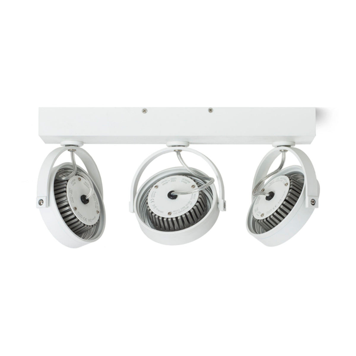 Nástěnné LED svítidlo KELLY LED III, bílé, 3× 12 W, teplá bílá 3000 K – fotografie 6