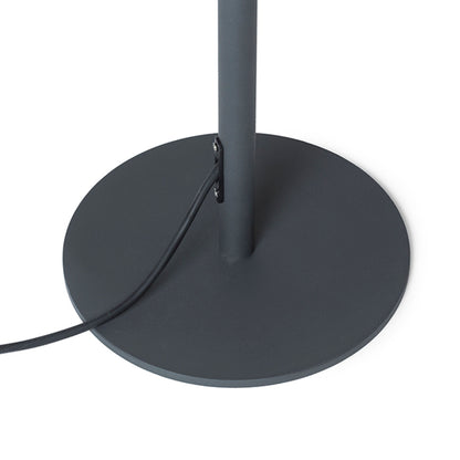 Stojací lampa BOSANNA 150, antracitová/satinovaný/PE, patice E27, 15 W, IP65 – fotografie 4