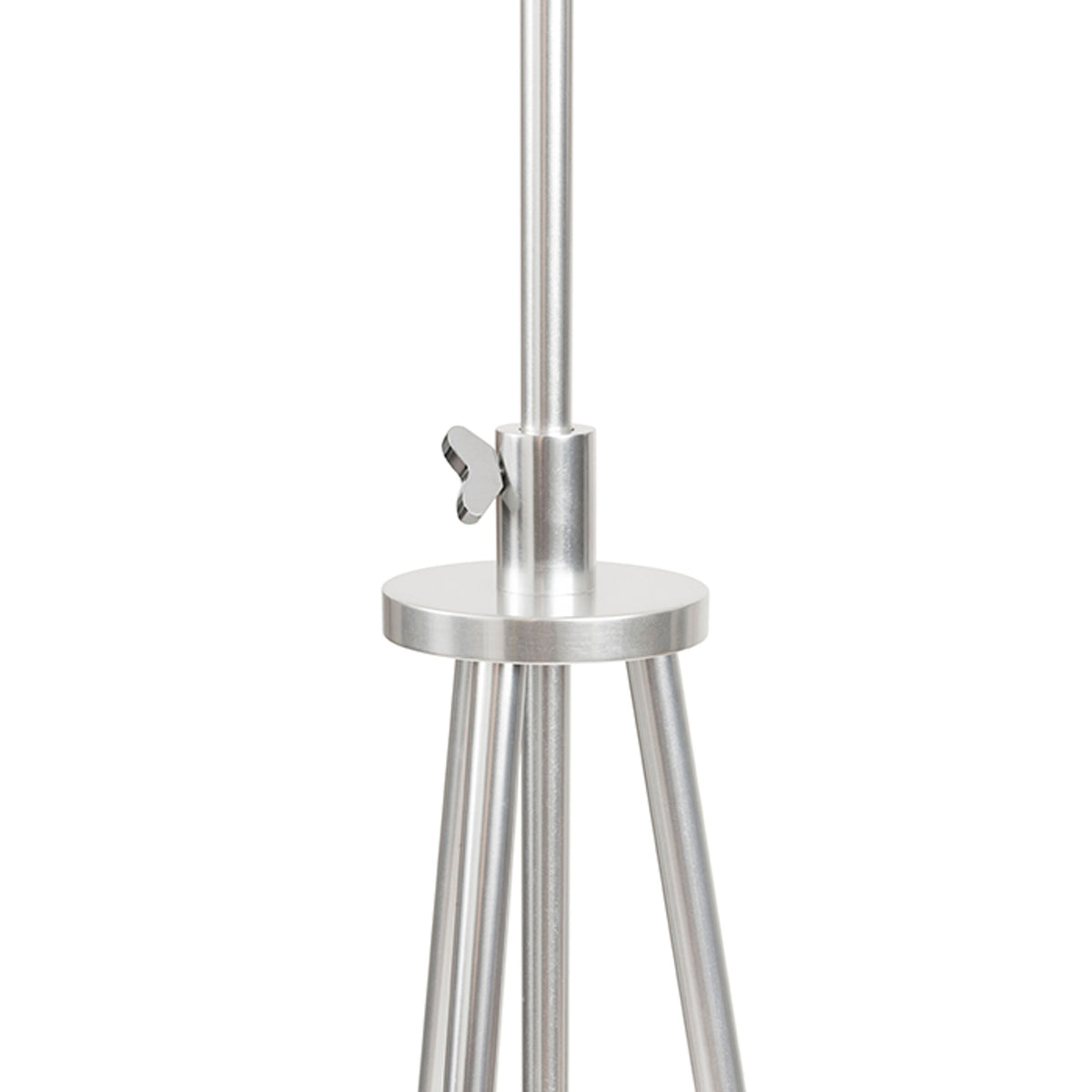 Stojací lampa GARDETTE, černá/hliník, patice E27, 15 W – fotografie 3