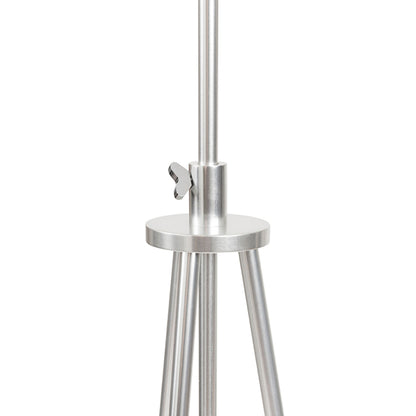 Stojací lampa GARDETTE, černá/hliník, patice E27, 15 W – fotografie 3