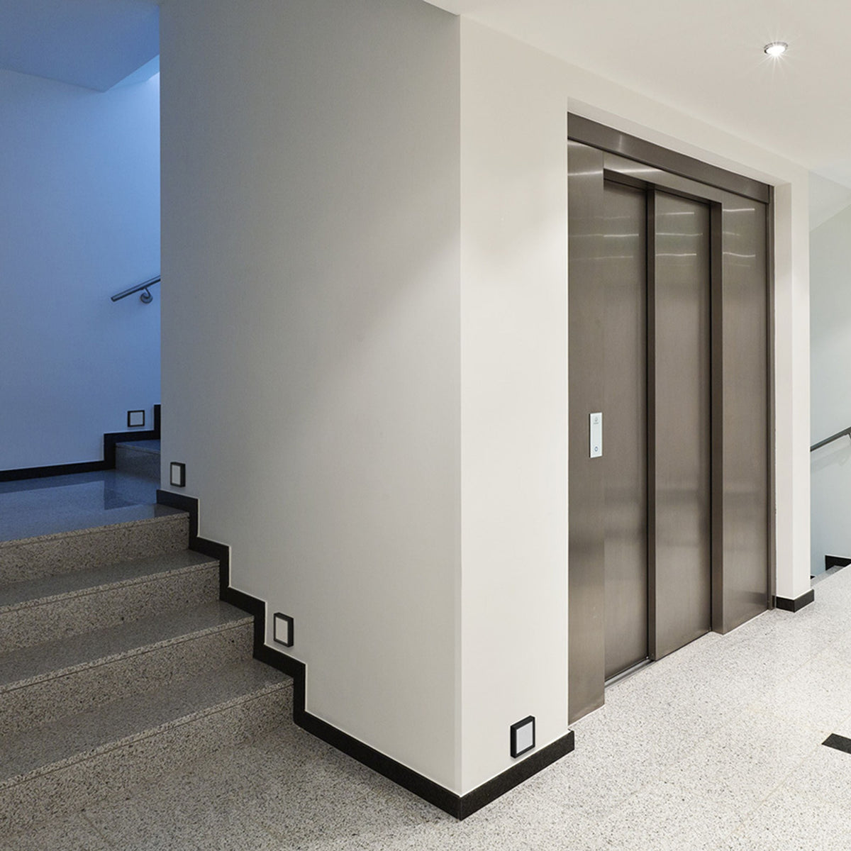 Venkovní zápustné LED svítidlo DEJAVU SQ 9, černé, 3.5 W, teplá bílá 3000 K, IP65 – fotografie 5