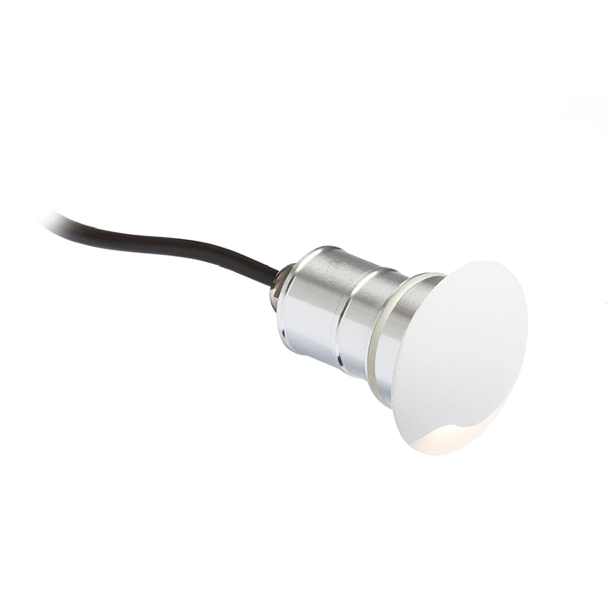 Venkovní zápustné LED svítidlo KICK I, bílé, 3 W, teplá bílá 3000 K, IP54 – fotografie 3