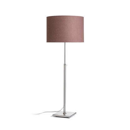 Stolní lampa EDIKA, hnědá/matný nikl, patice E27, 15 W – fotografie 6