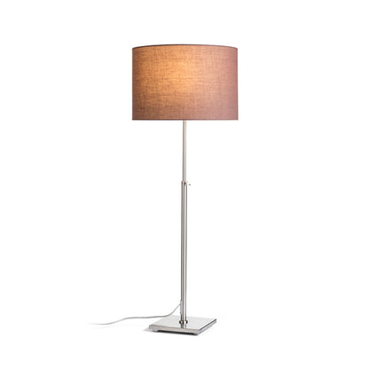 Stolní lampa EDIKA, hnědá/matný nikl, patice E27, 15 W – fotografie 7