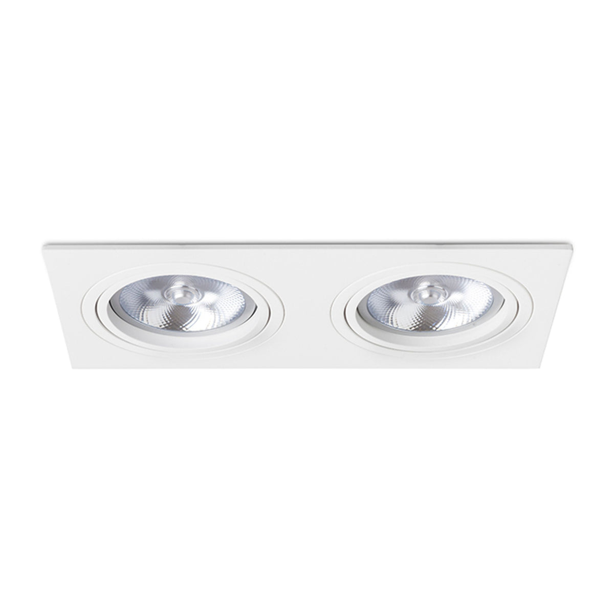 Zápustné svítidlo PASADENA G53 SQ II, bílé, patice G53, 2× 15 W – fotografie 7
