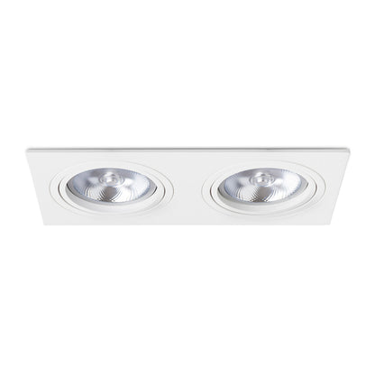 Zápustné svítidlo PASADENA G53 SQ II, bílé, patice G53, 2× 15 W – fotografie 7