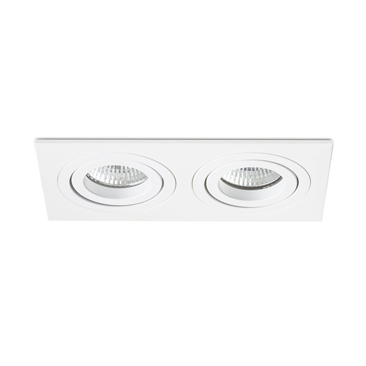 Zápustné svítidlo PASADENA GU10 SQ II, bílé, patice GU10, 2× 7 W – fotografie 6