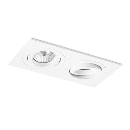 Zápustné svítidlo PASADENA GU10 SQ II, bílé, patice GU10, 2× 7 W – fotografie 7