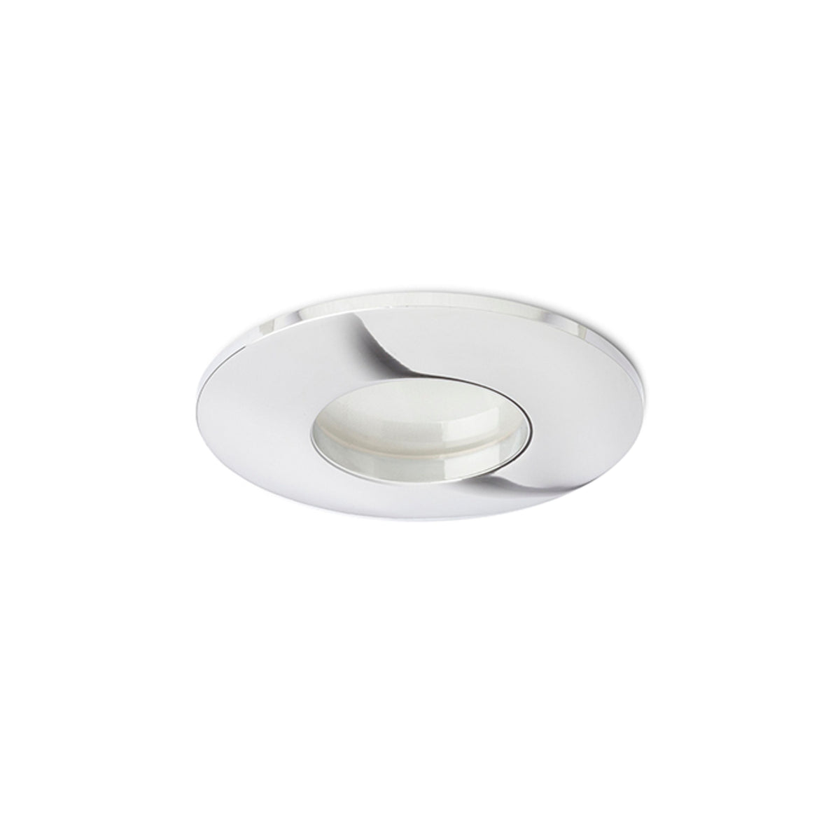 Koupelnové zápustné svítidlo EQUA, chrom, patice GU10, 35 W, IP54 – fotografie 3