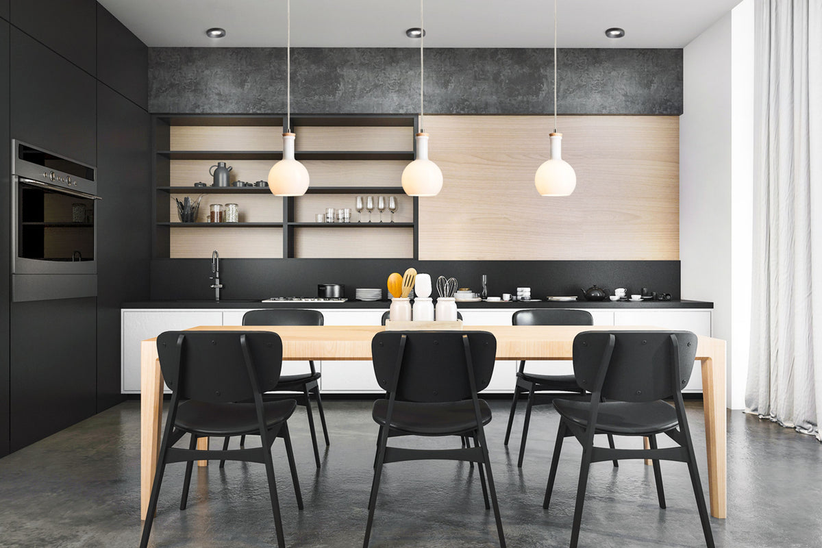 Lištové svítidlo PULIRE RD pro jednookruhovou lištu, opálové sklo/dřevo, patice E14, 6 W – fotografie 3