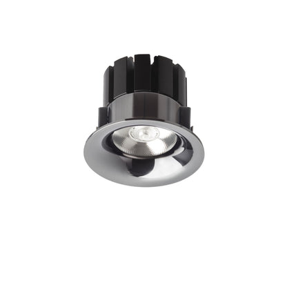 Zápustné LED svítidlo SHARM BASE, černý chrom, 10 W, teplá bílá 3000 K – fotografie 2