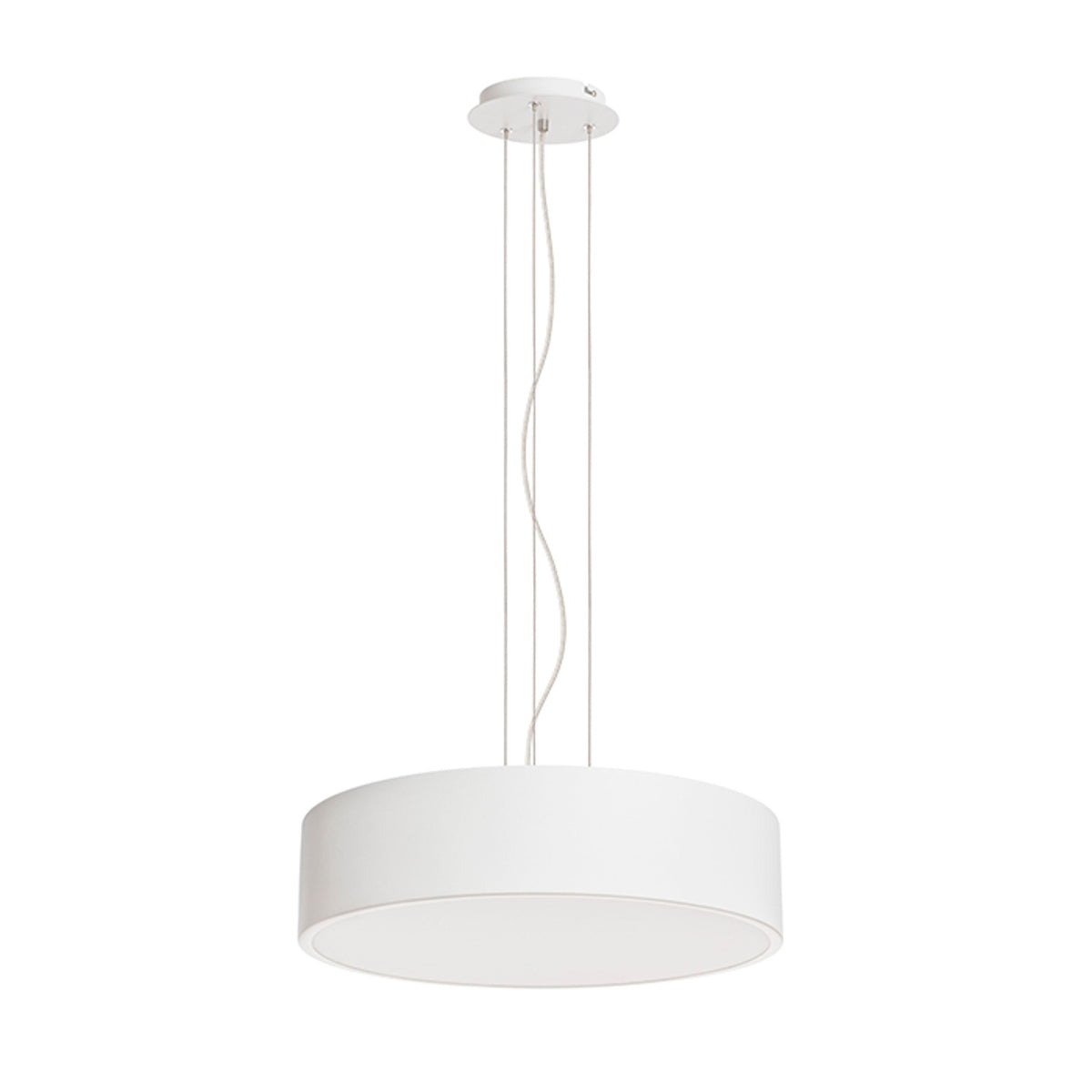 Stropní LED svítidlo MEZZO 40, bílé, 30 W, teplá bílá 3000 K, stmívatelné – fotografie 4