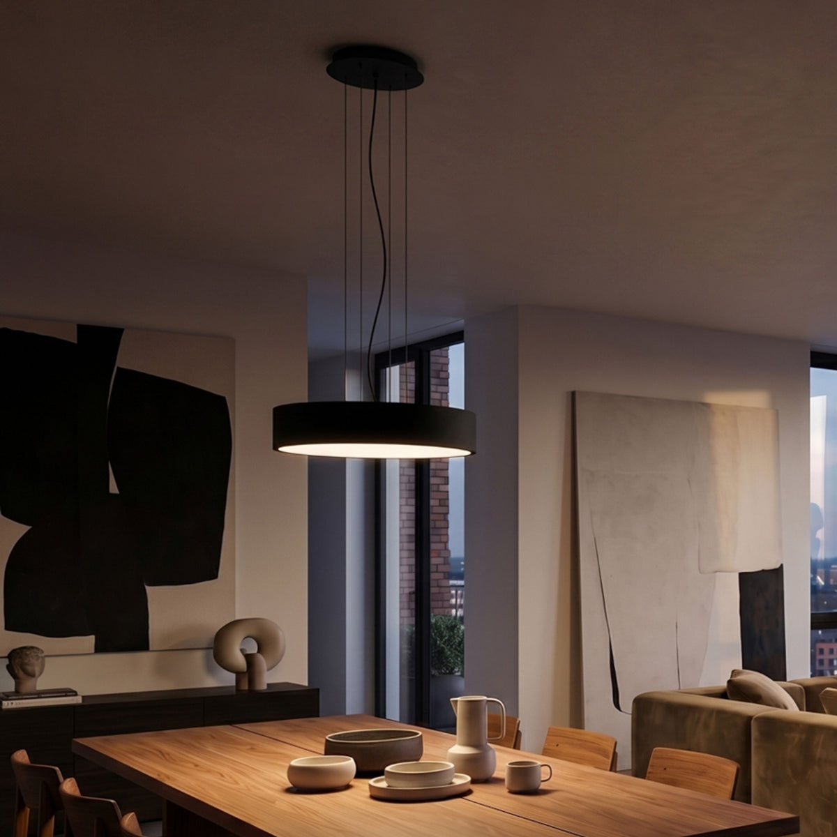Závěsná sada MEZZO 40/60, černá – fotografie 4