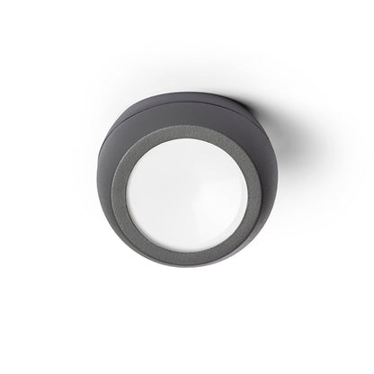 Venkovní přisazené nástěnné LED svítidlo SIV, antracitové, 6 W, teplá bílá 3000 K, IP54 – fotografie 8