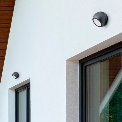 Venkovní přisazené nástěnné LED svítidlo SIV, antracitové, 6 W, teplá bílá 3000 K, IP54 – fotografie 10