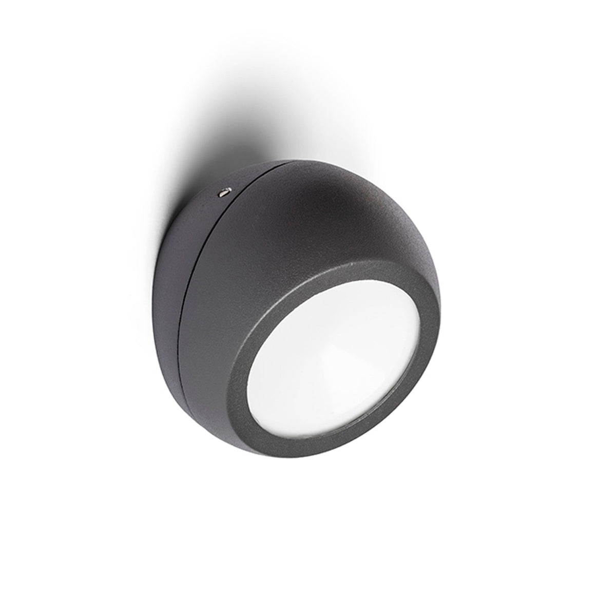 Venkovní přisazené nástěnné LED svítidlo SIV, antracitové, 6 W, teplá bílá 3000 K, IP54 – fotografie 5