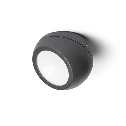 Venkovní přisazené nástěnné LED svítidlo SIV, antracitové, 6 W, teplá bílá 3000 K, IP54 – fotografie 6
