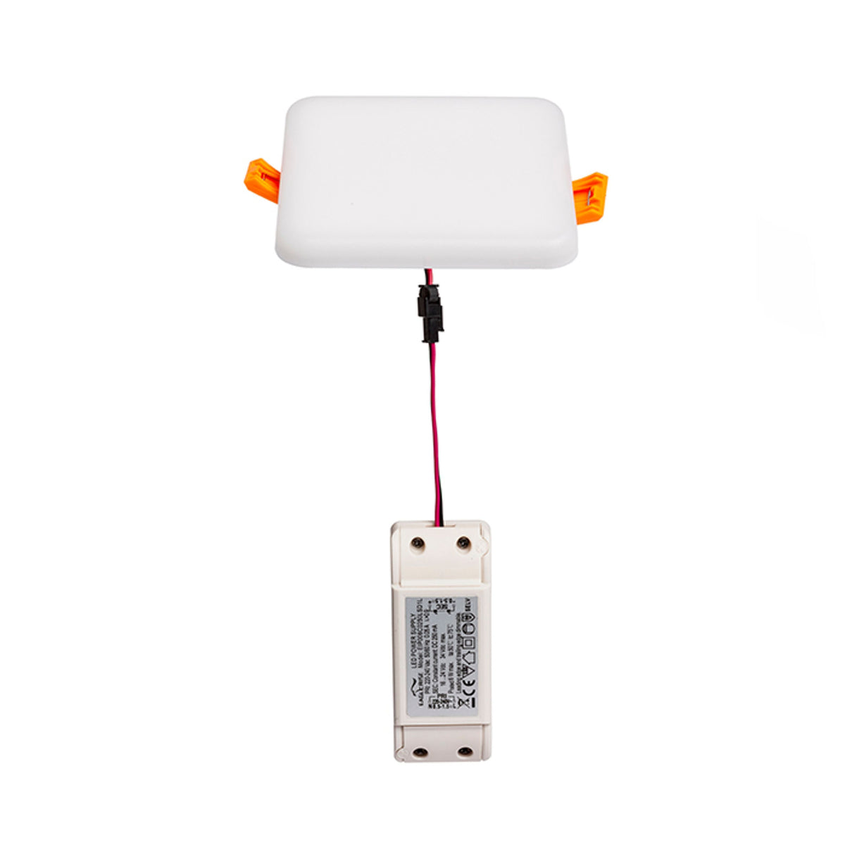 Koupelnové zápustné LED svítidlo BELI SQ 10, mléčný akryl, 6 W, teplá bílá 3000 K, IP65 – fotografie 5