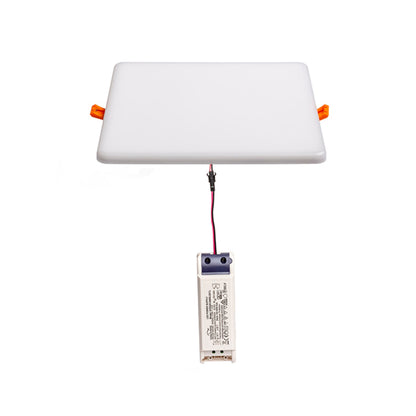 Koupelnové zápustné LED svítidlo BELI SQ 21, mléčný akryl, 24 W, teplá bílá 3000 K, IP65 – fotografie 5