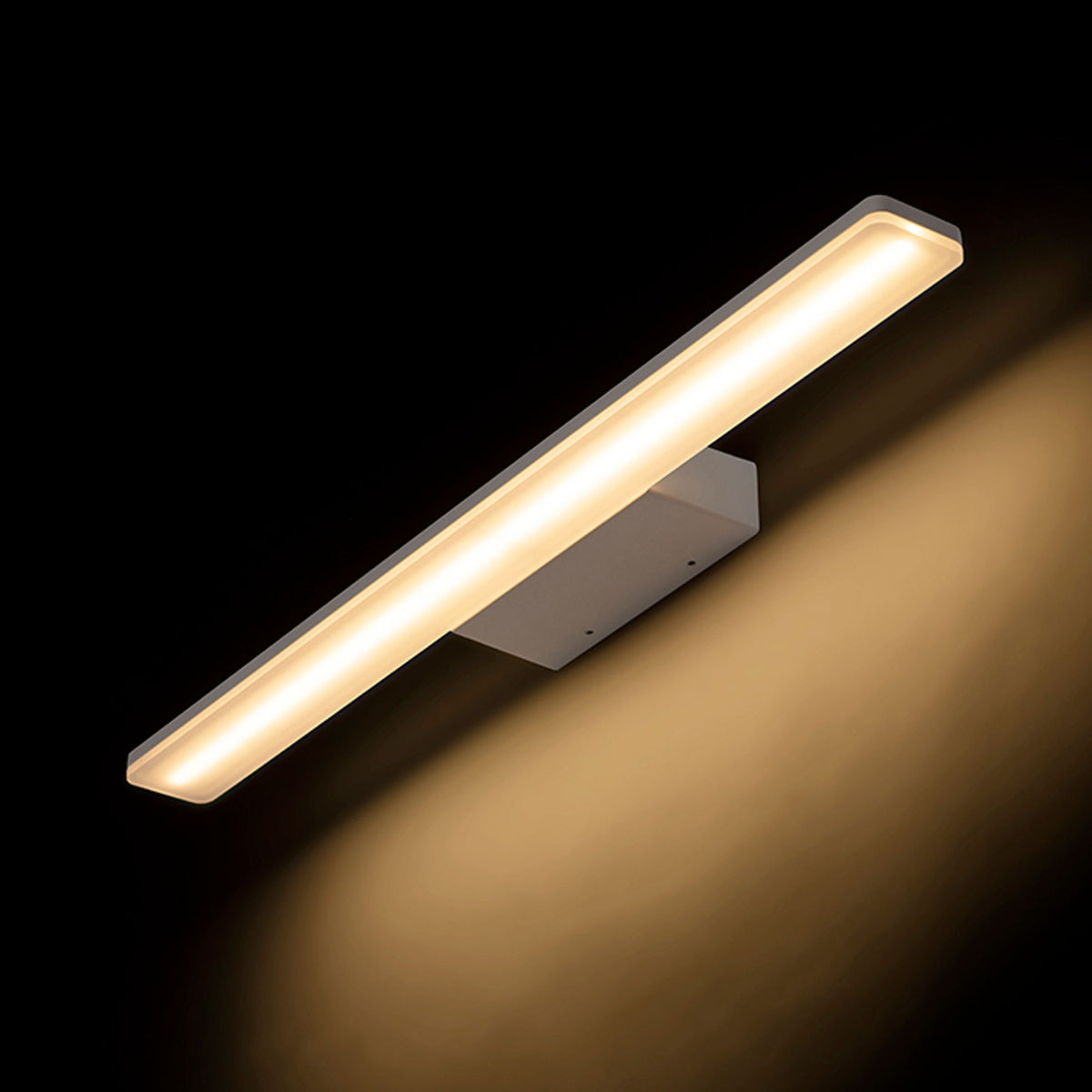 Koupelnové nástěnné LED svítidlo MAREA 60, bílé, 18 W, teplá bílá 3000 K, IP44 – fotografie 3