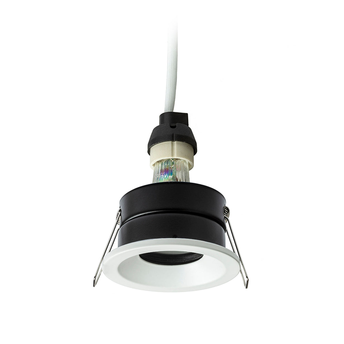 Koupelnové zápustné svítidlo BELLA GU10, bílé, patice GU10, 15 W, IP65 – fotografie 3