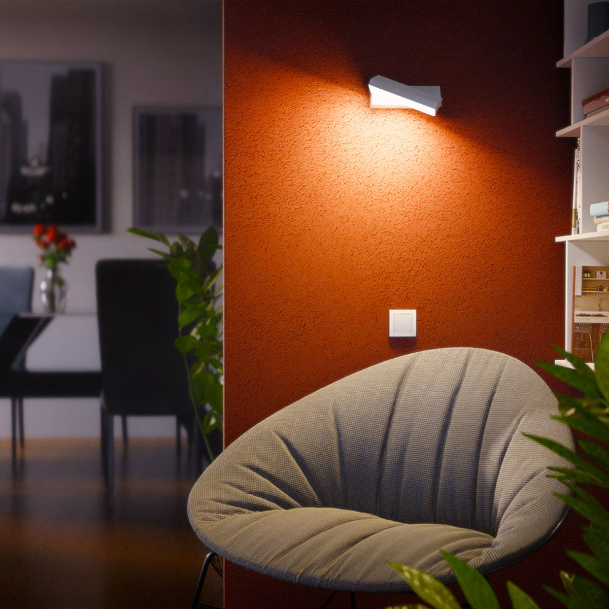 Venkovní nástěnné LED svítidlo TWIST, bílé, 12 W, teplá bílá 3000 K, IP65 – fotografie 17