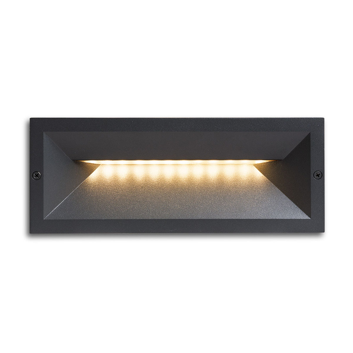 Venkovní zápustné LED svítidlo RAGG, černé, 12 W, teplá bílá 3000 K, IP65 – fotografie 3