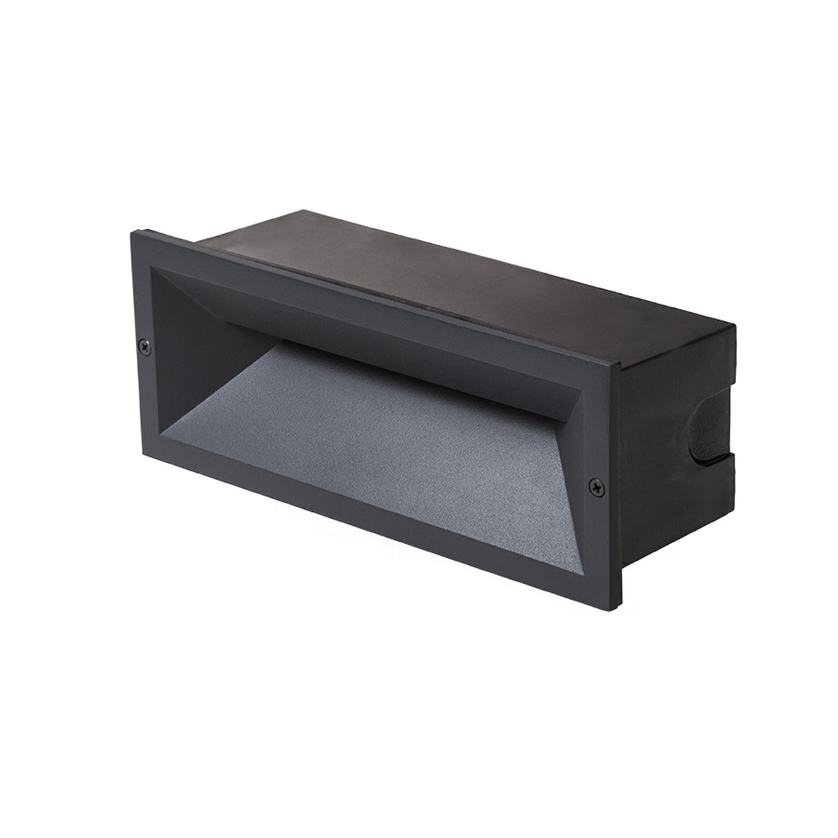 Venkovní zápustné LED svítidlo RAGG, černé, 12 W, teplá bílá 3000 K, IP65 – fotografie 4