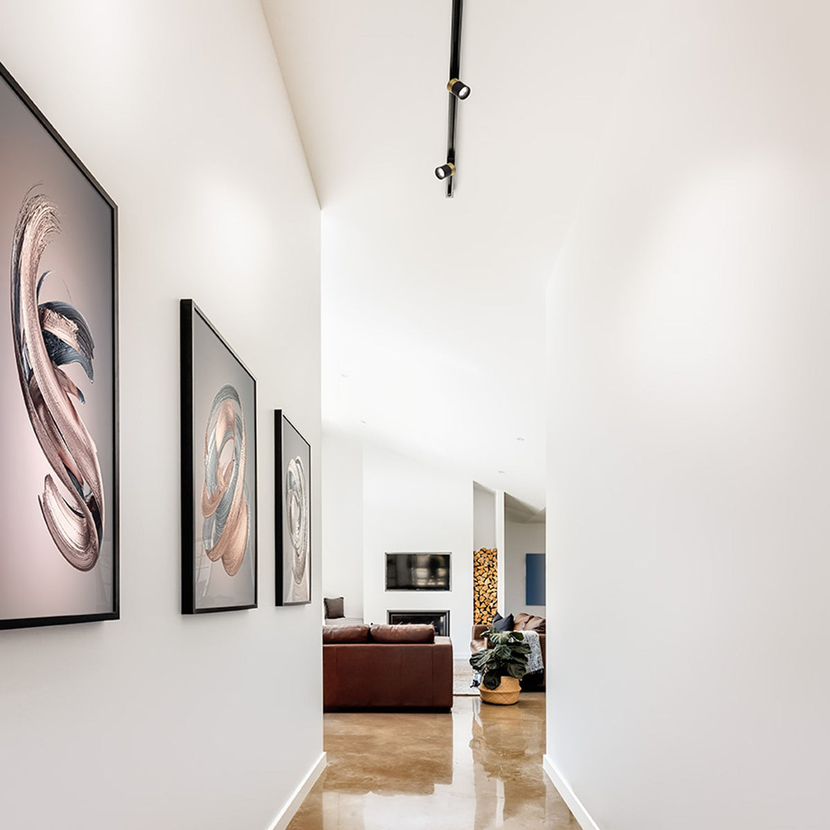 Lištové svítidlo LALA pro jednookruhovou lištu, černá mosaz, patice GU10, 9 W – fotografie 8