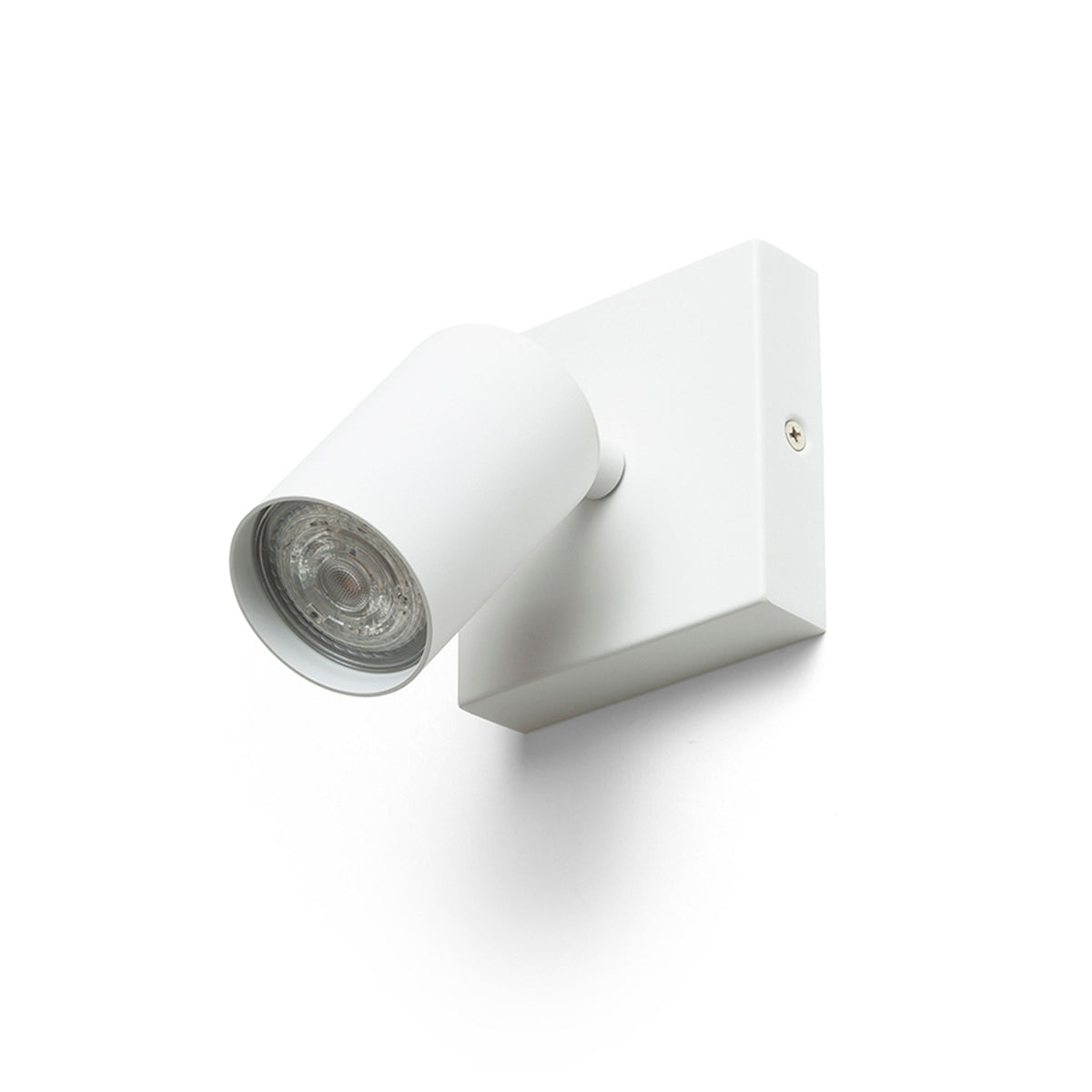 Přisazené nástěnné svítidlo DUDE SQ, bílé, patice GU10, 9 W – fotografie 4