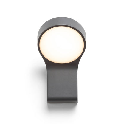 Venkovní nástěnné LED svítidlo ELIA, antracitové, 9 W, teplá bílá 3000 K, IP44 – fotografie 4